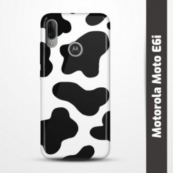 Pružný obal na Motorola Moto E6i s motivem Cow
