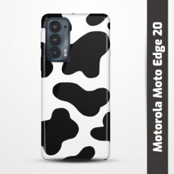 Pružný obal na Motorola Moto Edge 20 s motivem Cow
