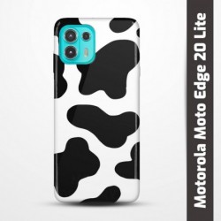 Pružný obal na Motorola Moto Edge 20 Lite s motivem Cow