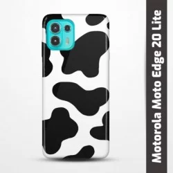 Pružný obal na Motorola Moto Edge 20 Lite s motivem Cow