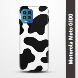 Pružný obal na Motorola Moto G100 s motivem Cow