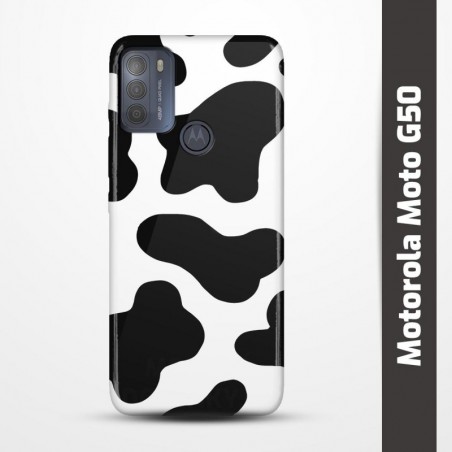 Obal na Motorola Moto G50 s potiskem-Cow