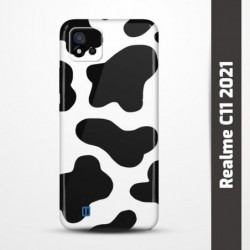 Pružný obal na Realme C11 2021 s motivem Cow