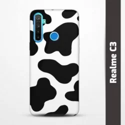 Pružný obal na Realme C3 s motivem Cow