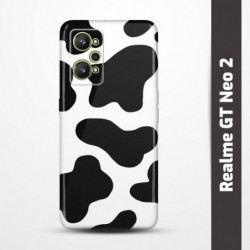 Pružný obal na Realme GT Neo 2 s motivem Cow