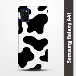 Pružný obal na Samsung Galaxy A41 s motivem Cow