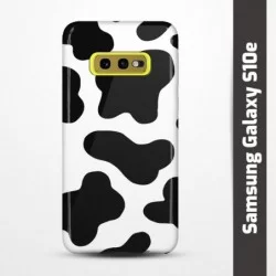 Pružný obal na Samsung Galaxy S10e s motivem Cow