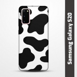 Pružný obal na Samsung Galaxy S20 s motivem Cow