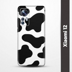 Pružný obal na Xiaomi 12 s motivem Cow