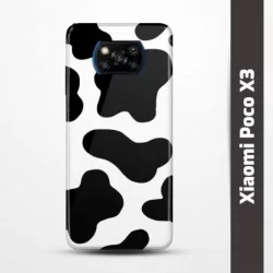 Pružný obal na Xiaomi Poco X3 s motivem Cow