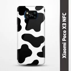 Pružný obal na Xiaomi Poco X3 NFC s motivem Cow