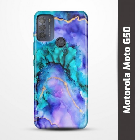 Pružný obal na Motorola Moto G50 s motivem Marble