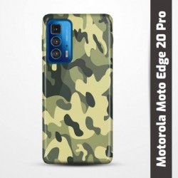 Pružný obal na Motorola Moto Edge 20 Pro s motivem Maskáč