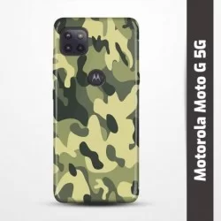 Pružný obal na Motorola Moto G 5G s motivem Maskáč