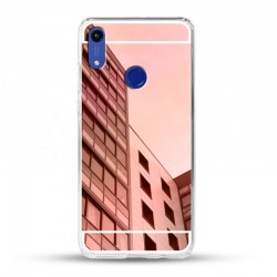 Zrcadlový TPU obal na Huawei Y6 2019 - Zlatý - Růžová