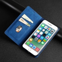  Kožené pouzdro na iPhone 11 v barvě Modrá
