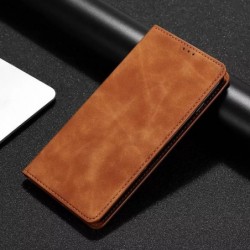 Kožené pouzdro na Redmi Note 11 Pro 5G v barvě Hnědá