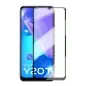 Tvrzené ochranné sklo s černými okraji na mobil Vivo Y33s