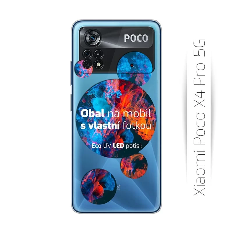 Vlastní obal na Xiaomi Poco X4 Pro 5G | TPU obal s vlastní fotkou