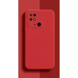 Liquid silikonový obal na Xiaomi Redmi 10C | Eco-Friendly-Červená