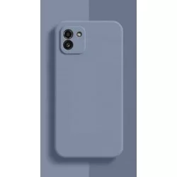 Liquid silikonový obal na Samsung Galaxy A03 | Eco-Friendly-Modrá