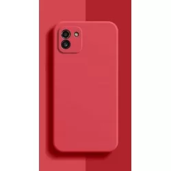 Liquid silikonový obal na Samsung Galaxy A03 | Eco-Friendly-Červená