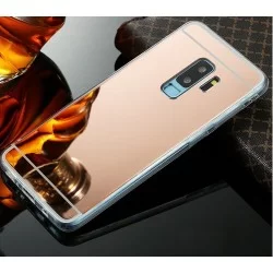 Zrcadlový TPU obal na Samsung Galaxy A7 (2018) - Růžový
