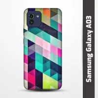 Pružný obal na Samsung Galaxy A03 s motivem Colormix