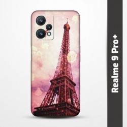 Pružný obal na Realme 9 Pro+ s motivem Paris