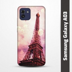 Pružný obal na Samsung Galaxy A03 s motivem Paris