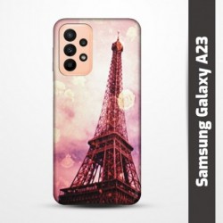 Pružný obal na Samsung Galaxy A23 s motivem Paris