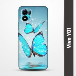 Pružný obal na Vivo Y01 s motivem Motýli
