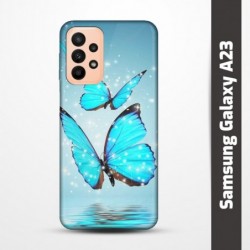 Pružný obal na Samsung Galaxy A23 s motivem Motýli
