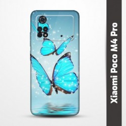 Pružný obal na Xiaomi Poco M4 Pro s motivem Motýli