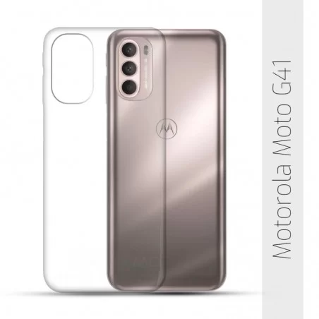 Obal na Motorola Moto G41 | Průhledný pružný obal