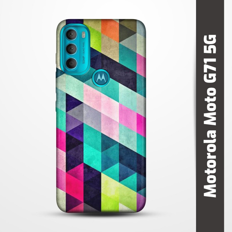 Pružný obal na Motorola Moto G71 5G s motivem Colormix
