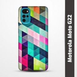 Pružný obal na Motorola Moto G22 s motivem Colormix