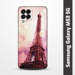 Pružný obal na Samsung Galaxy M53 5G s motivem Paris