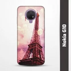 Pružný obal na Nokia G10 s motivem Paris