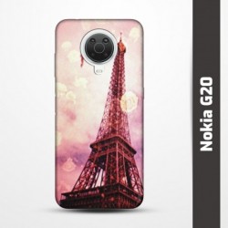 Pružný obal na Nokia G20 s motivem Paris