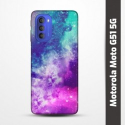 Pružný obal na Motorola Moto G51 5G s motivem Vesmír