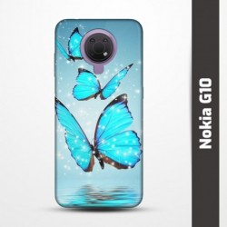 Pružný obal na Nokia G10 s motivem Motýli