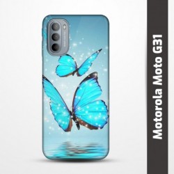 Pružný obal na Motorola Moto G31 s motivem Motýli