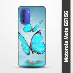 Pružný obal na Motorola Moto G51 5G s motivem Motýli