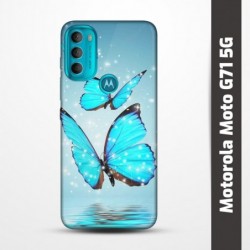 Pružný obal na Motorola Moto G71 5G s motivem Motýli