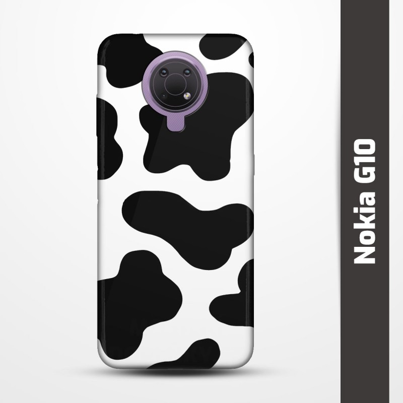 Pružný obal na Nokia G10 s motivem Cow