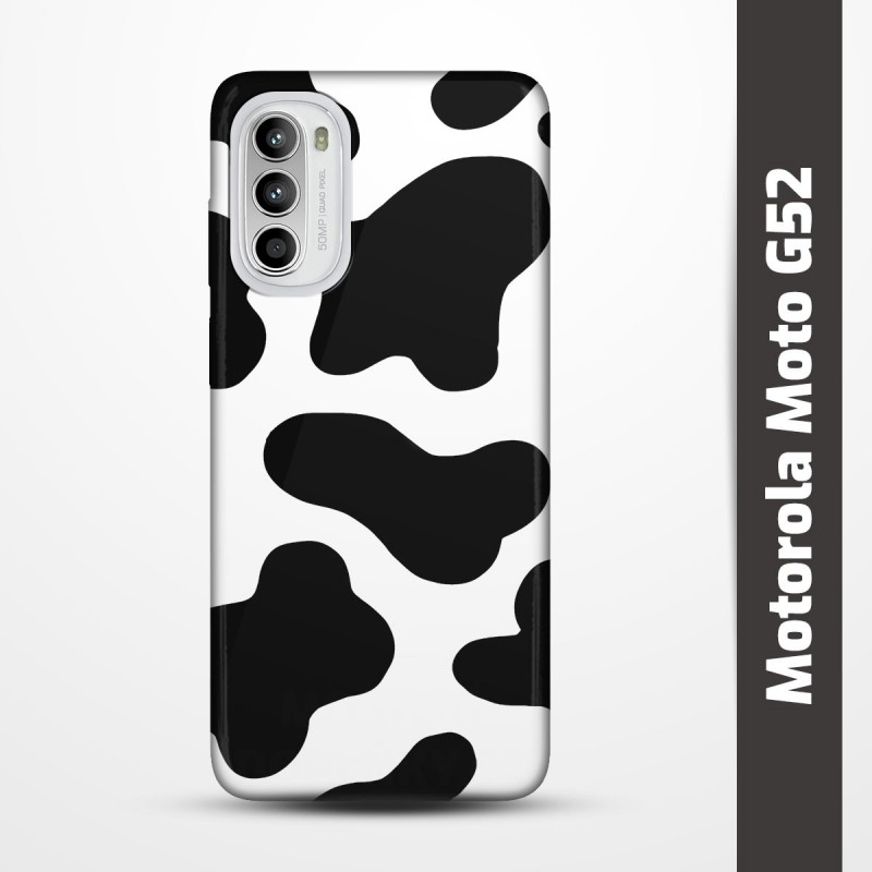 Pružný obal na Motorola Moto G52 s motivem Cow