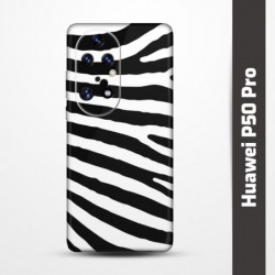 Pružný obal na Huawei P50 Pro s motivem Zebra