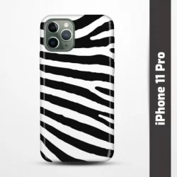 Pružný obal na iPhone 11 Pro s motivem Zebra