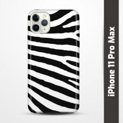Pružný obal na iPhone 11 Pro Max s motivem Zebra